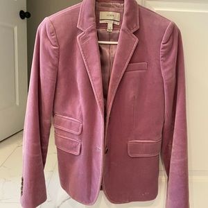 J.Crew Schoolboy Blazer Velvet 0